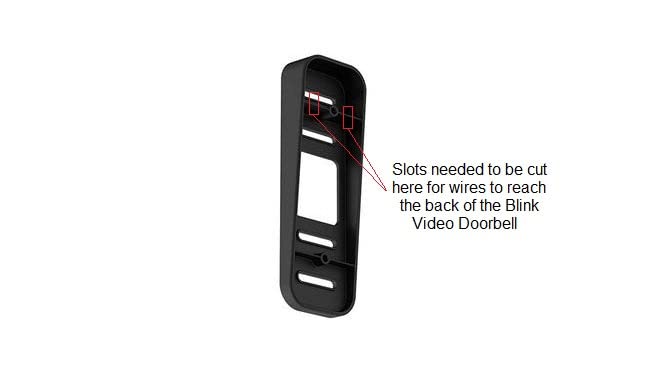 Blink Video Doorbell Wedge Mount (1st generation) – Black customer photo 1