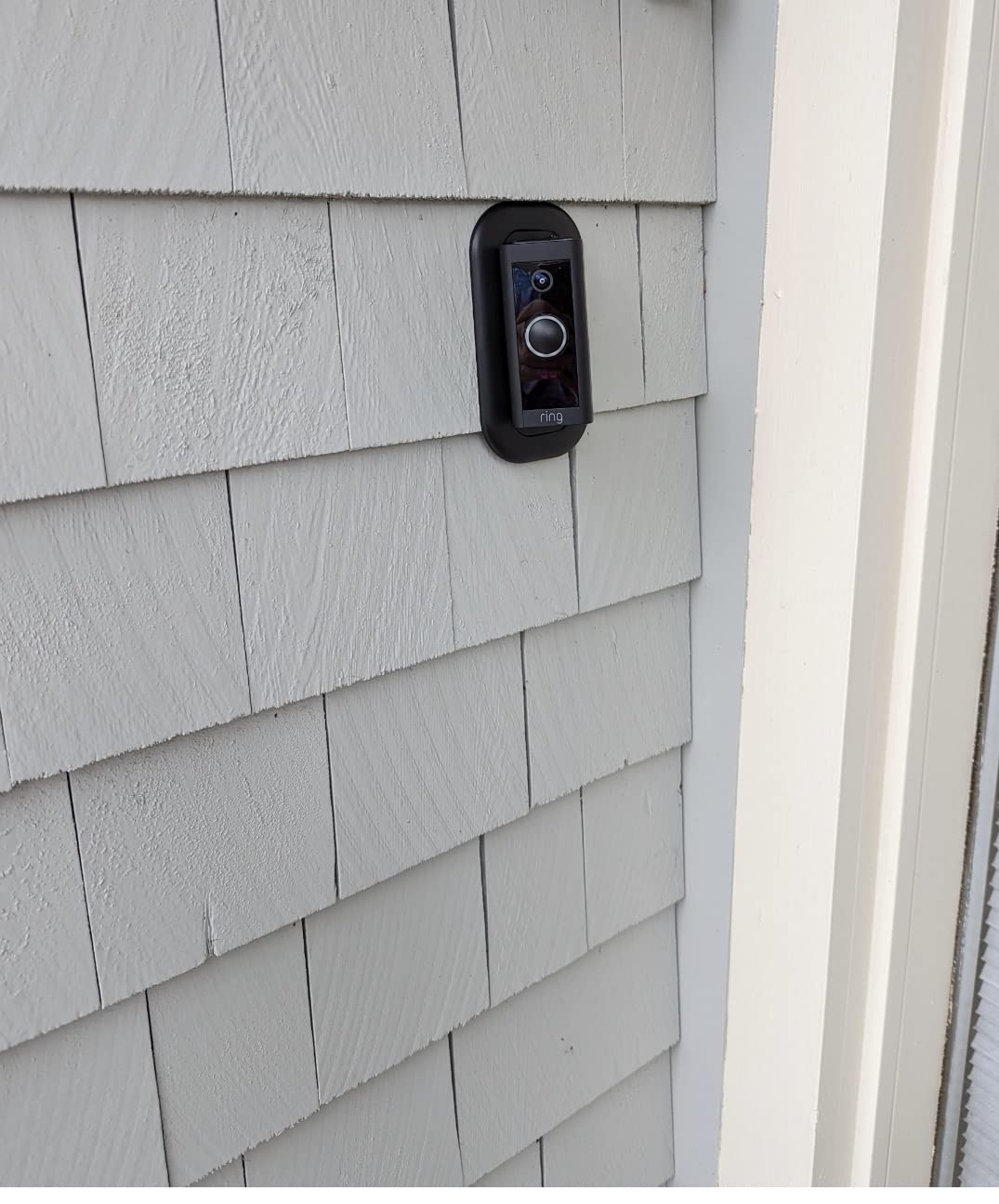 Wasserstein Horizontal Adjustable Angle Mount & Wall Plate (35° to 55°) - Compatible with Ring Video Doorbell (Wired) customer photo 1