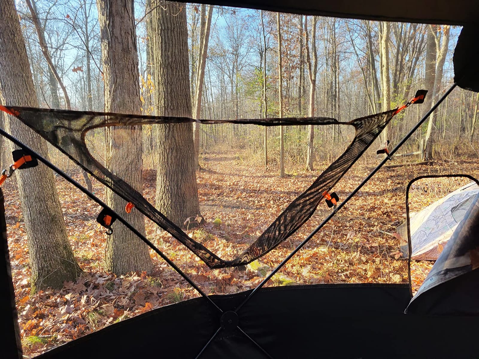 THUNDERBAY 270 Degree See Through Hunting Blind, Portable 2-3 Person Pop Up Ground Hunting Blinds, Durable See Thru Hunting Tent for Deer & Turkey Hunting customer photo 1