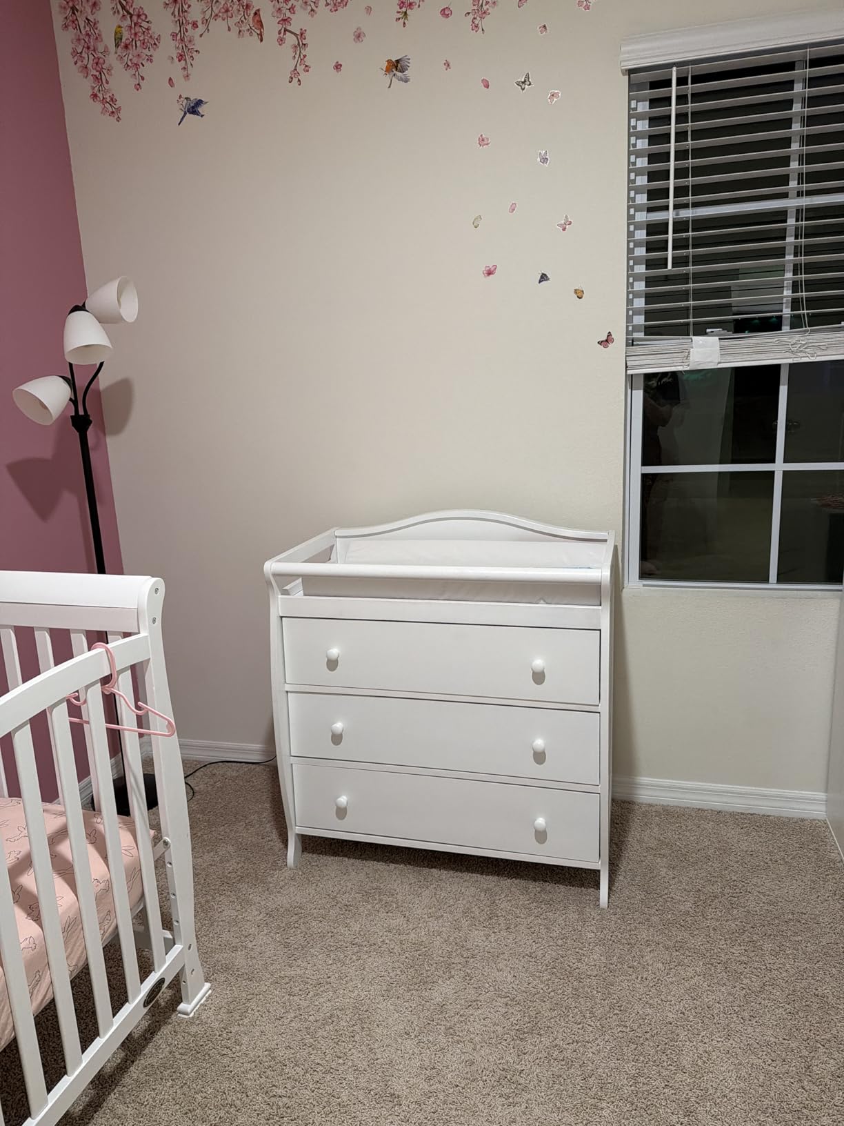 Costzon 3-Drawer Changing Table, Infant Diaper Changing Station with Drawers, Safety Rails & Strap, Baby Changing Table Dresser for Nursery, Easy Assembly (Brown) customer photo 2
