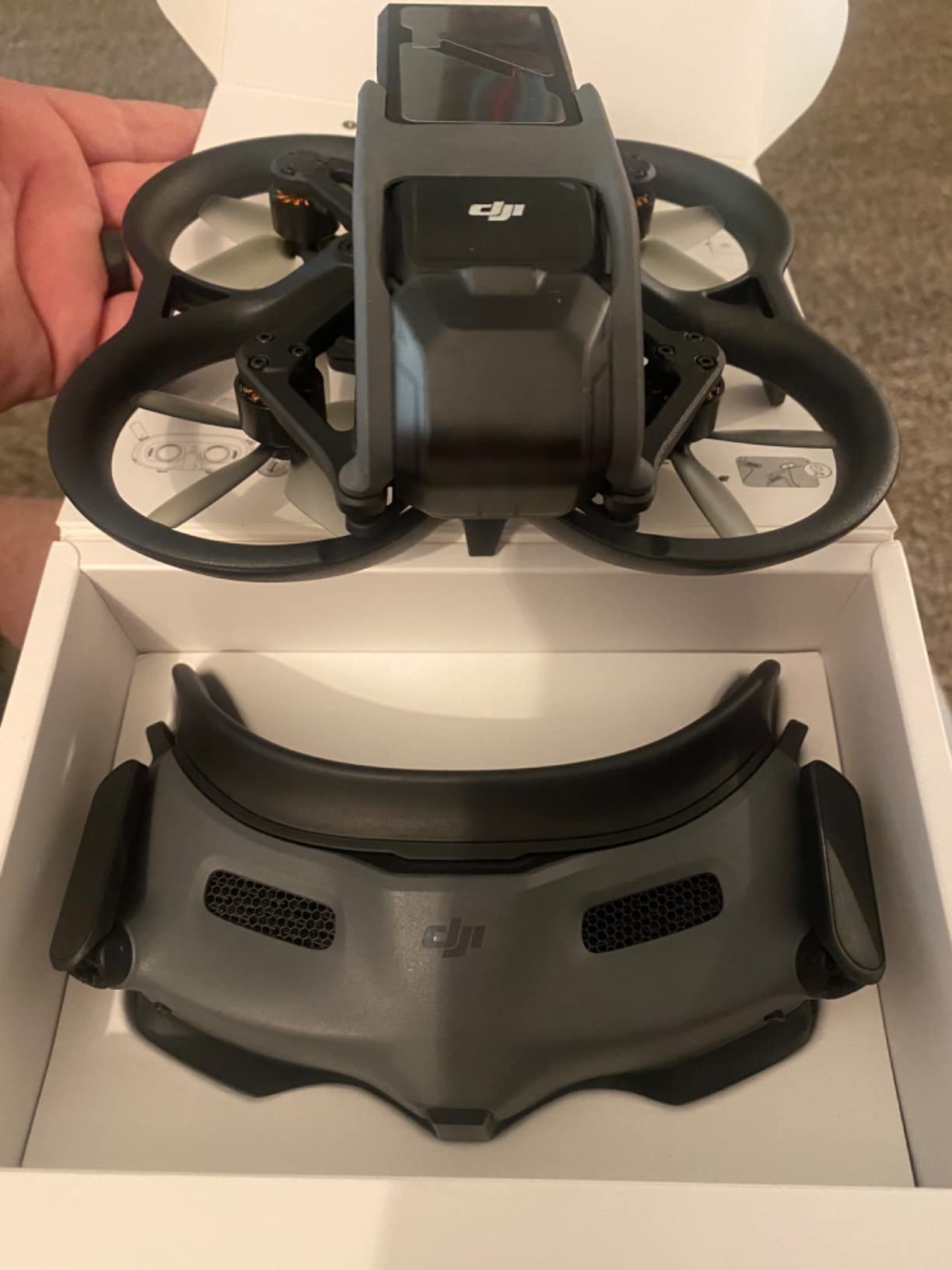 DJI Avata Pro-View Combo (DJI Goggles 2) - First-Person View Drone UAV Quadcopter with 4K Stabilized Video, Super-Wide 155° FOV, Built-in Propeller Guard, HD Low-Latency Transmission customer photo 1
