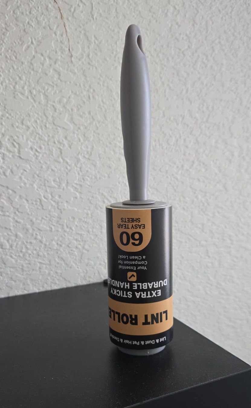 Keep Your Secret Lint Roller- Travel Safe for Cash Valuables, Portable Mini Hidden Safe with Key & Valus for Home Office Key Hider(White customer photo 2