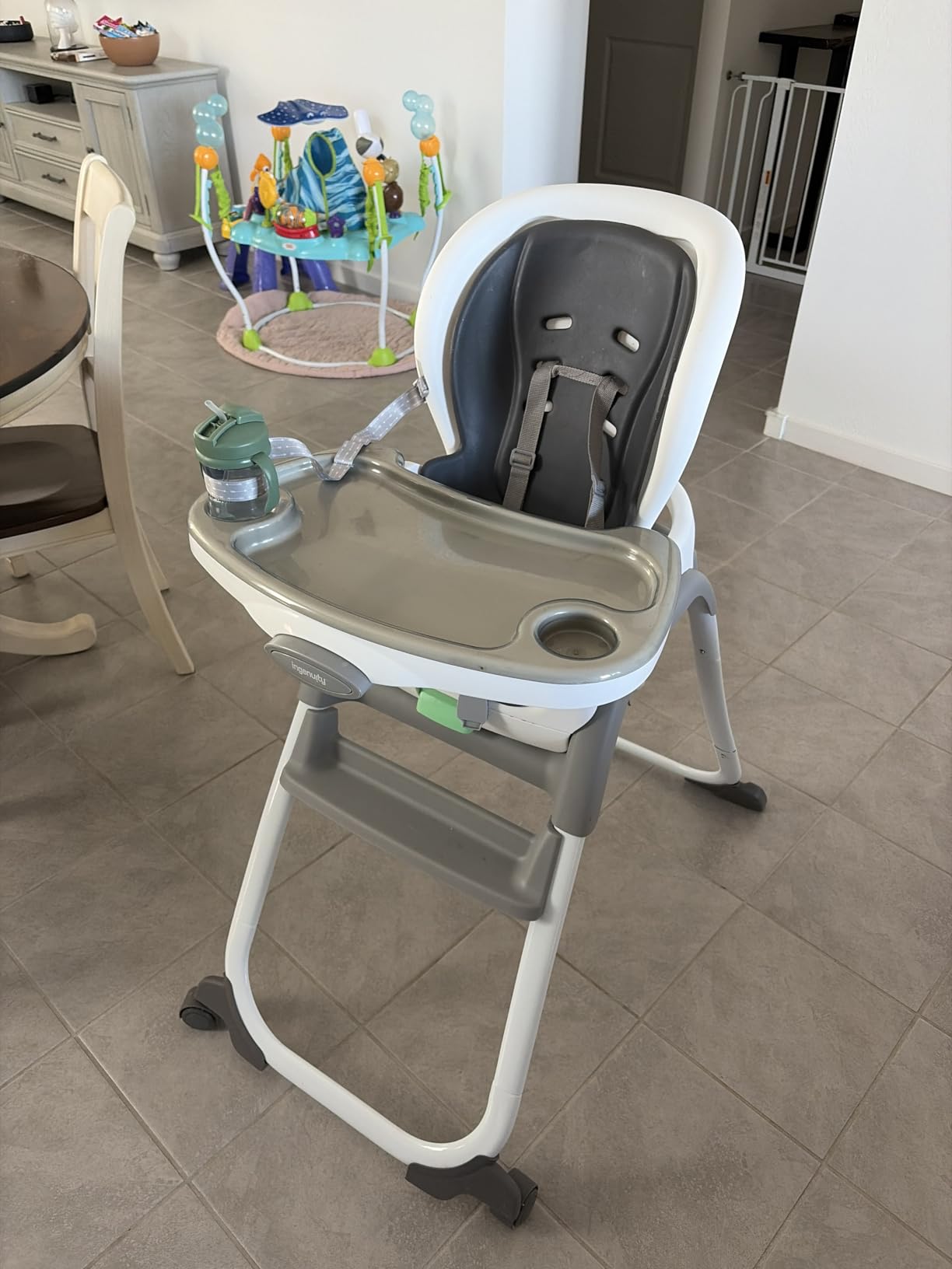 Ingenuity Full Course 6-in-1 High Chair - Baby to 5 Years Old, 6 Convertible Modes, 2 Dishwasher Safe Trays - Astro, 13108 customer photo 1