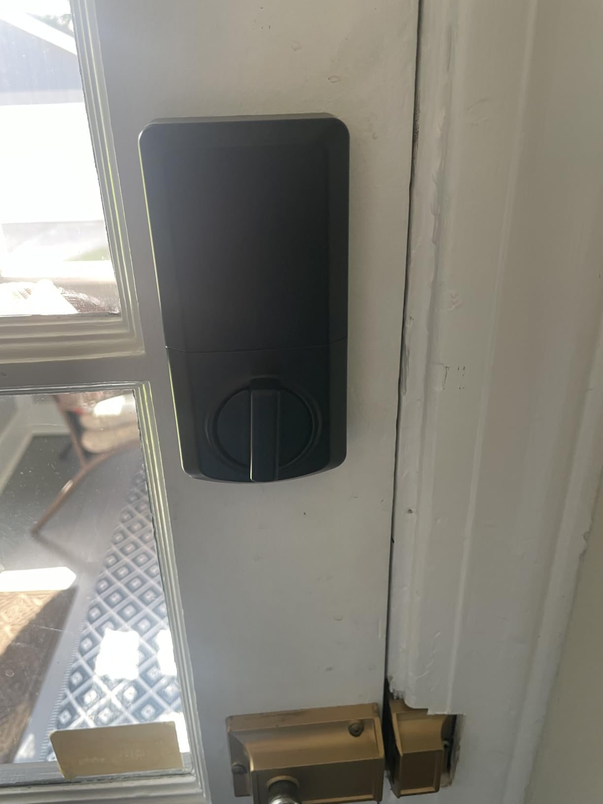 Kwikset Powerbolt 250 10-Button Keypad Matte Black Transitional Electronic Deadbolt Door Lock, Featuring Convenient Keyless Entry, Customizable User Codes and Auto-Locking customer photo 2