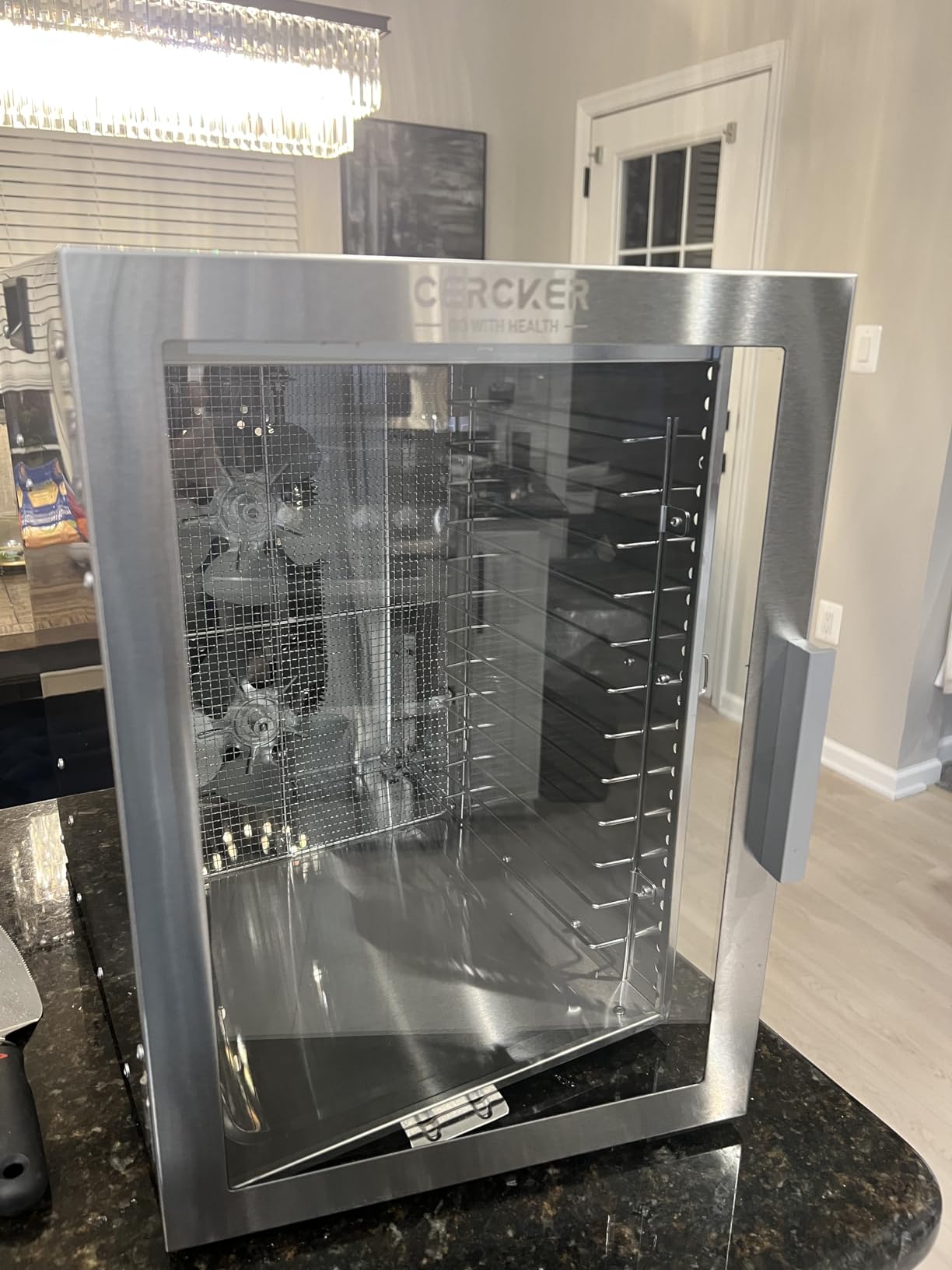Food-Dehydrator Machine Adjustable Temperature 12 Trays 800W Food Dryer customer photo 2