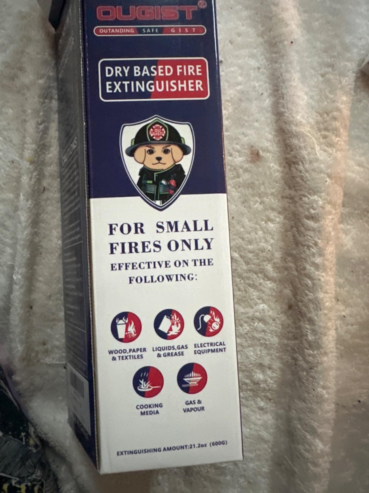 ABC Fire Extinguisher for Home & Vehicle - Portable Dry Chemical Fire Extinguisher | Grease & Electrical Fire Extinguisher for Kitchen, Car, Easy for All Ages to Use (2-Pack, 1.32lb Each) customer photo 1