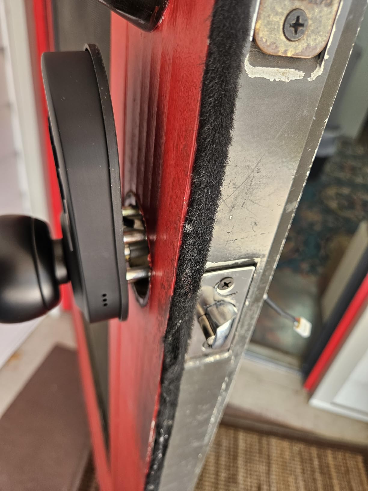Keypad Smart Door Knob Lock, Yamiry Keyless Entry Digital Lock with Handle customer photo 2