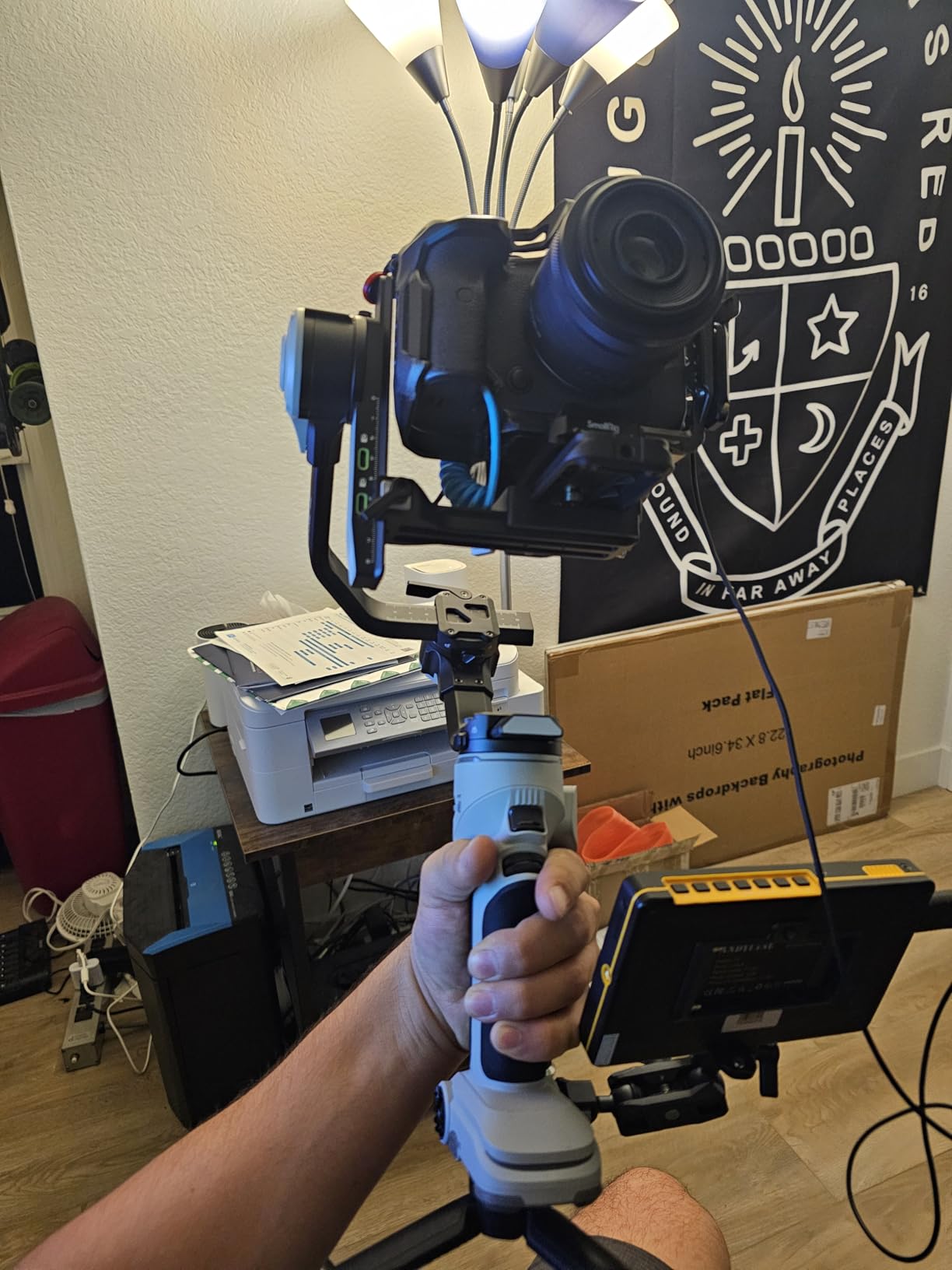 ZHIYUN Crane 4E 3-Axis Camera Stabilizer for DSLR and Mirrorless Cameras customer photo 1