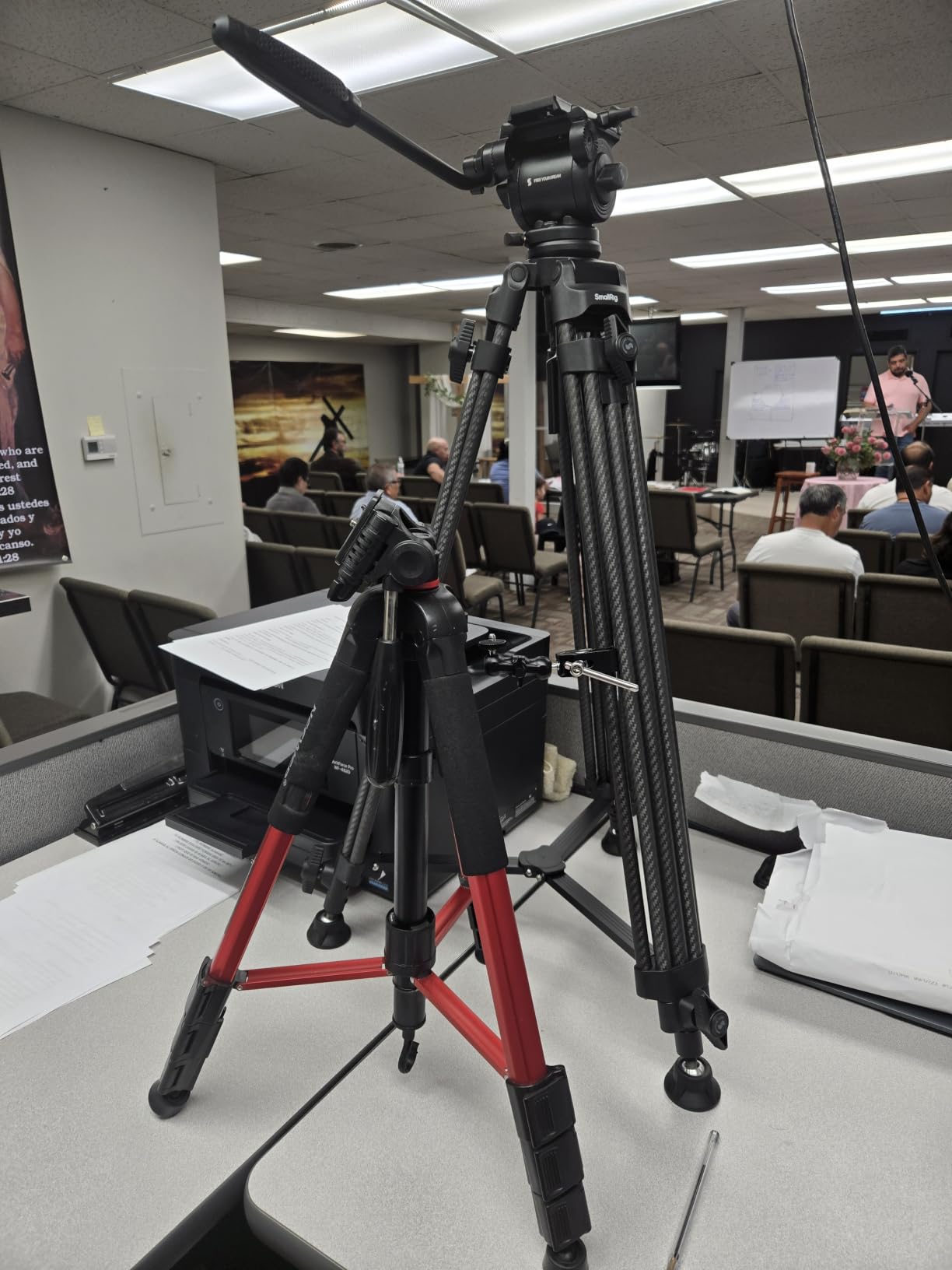 SMALLRIG 73''/186cm Heavy Duty Aluminum Alloy Video Tripod with Fluid Head customer photo 2