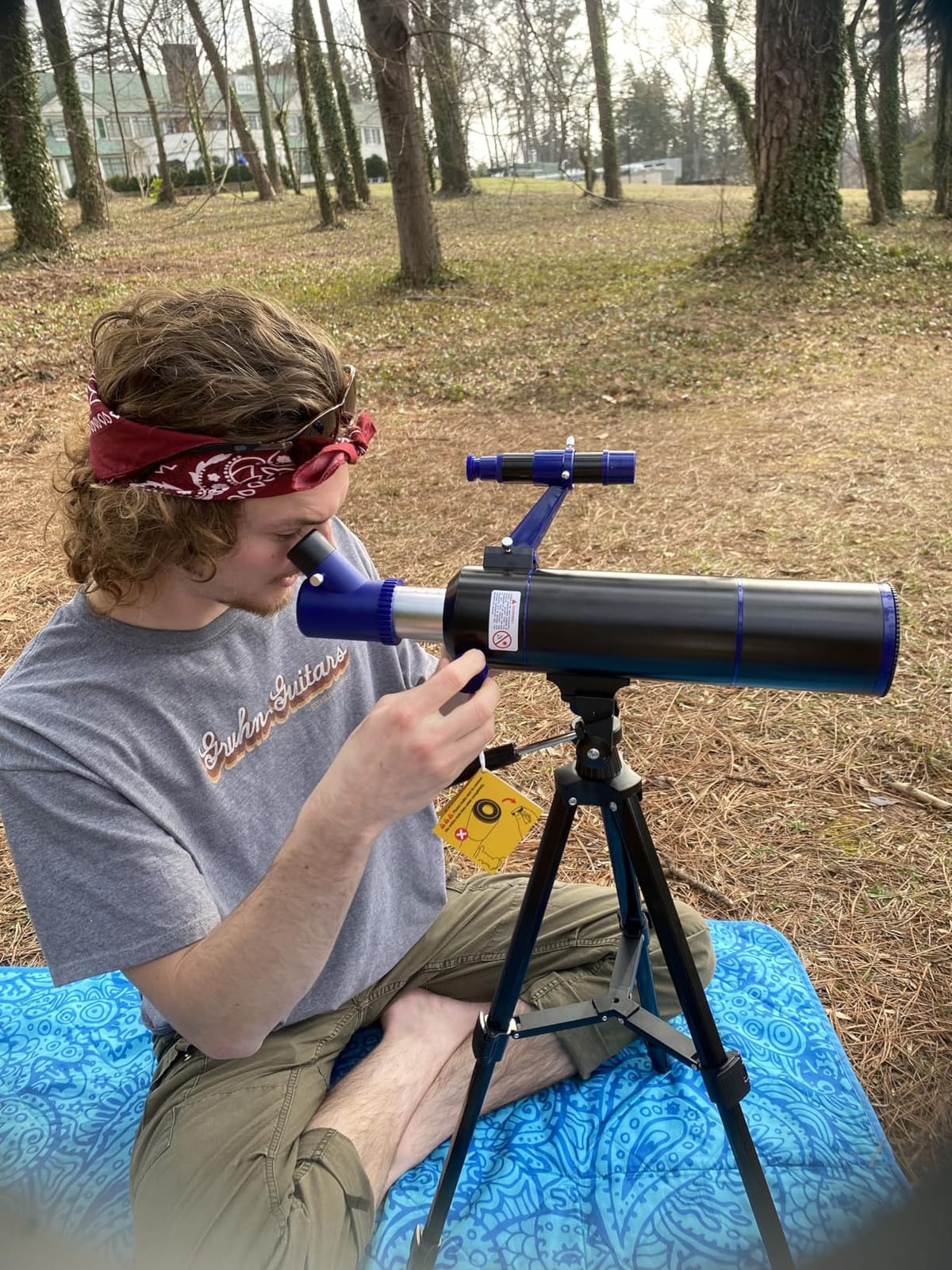 Hawkko Portable Telescope for Kids & Beginners 80mm Aperture 500mm customer photo 1