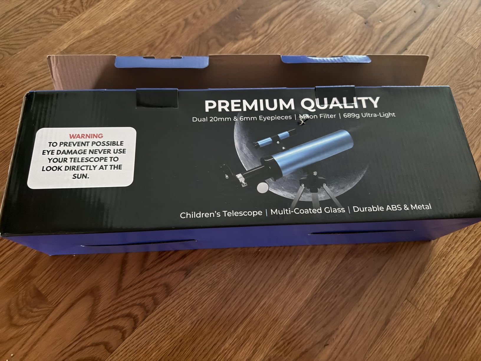 Telescope for Kids 8-12, 100x Magnification Beginner Kids Telescope customer photo 2