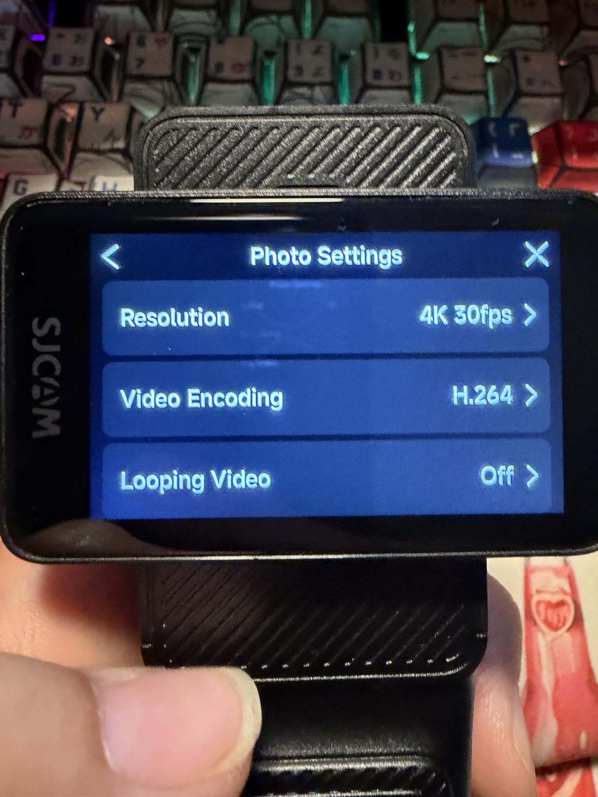 SJCAM C400 4K Underwater Vlogging Camera,6-Axis Gyro + EIS,7H Recording customer photo 1