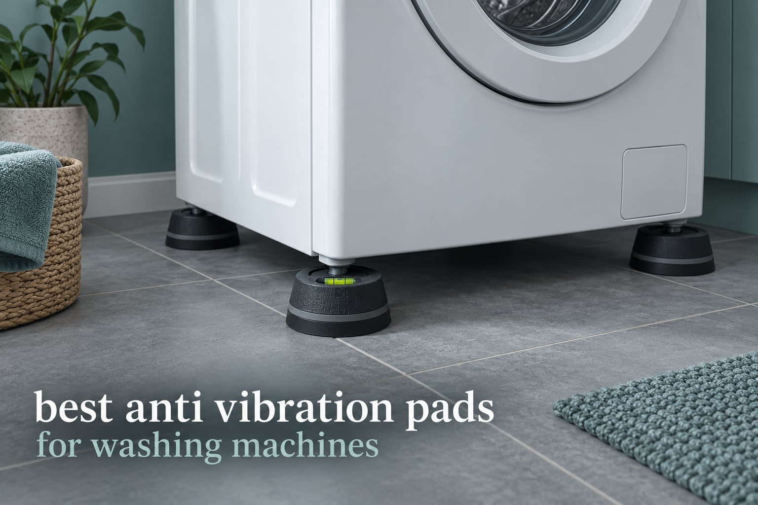 best anti vibration pads for washing machines