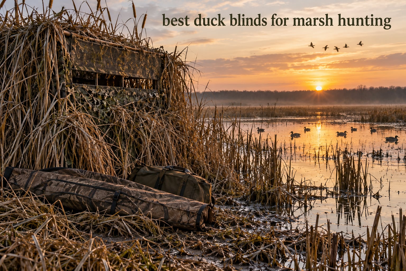 best duck blinds for marsh hunting