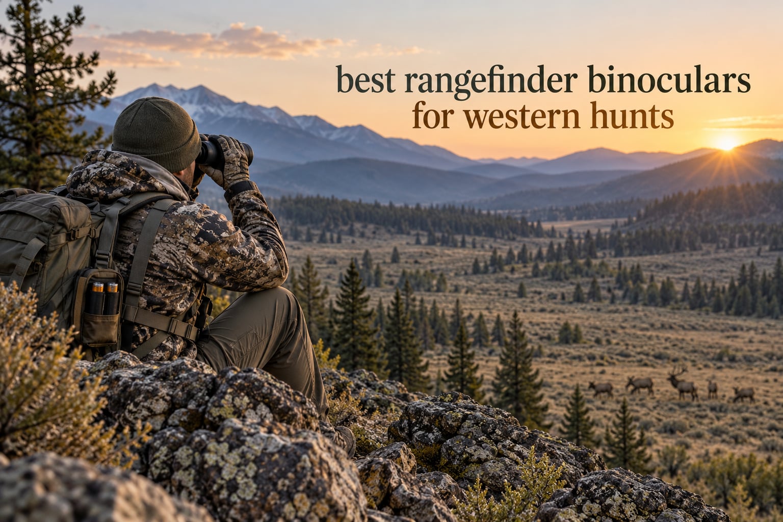 best rangefinder binoculars for western hunts