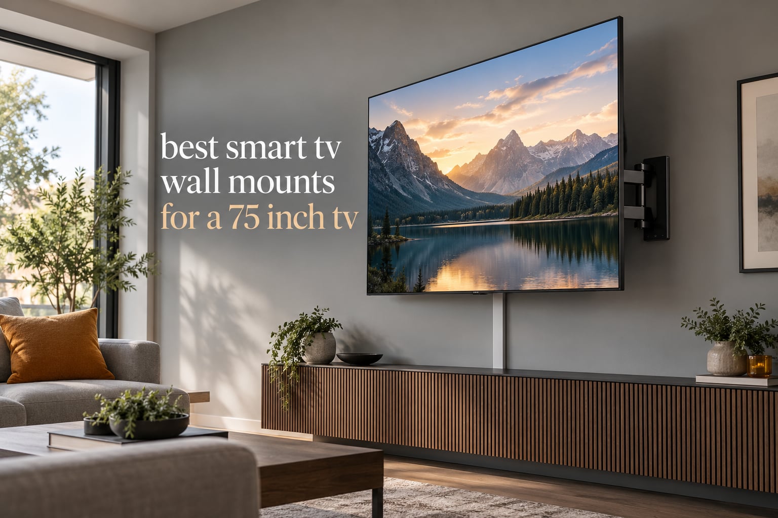 best smart tv wall mounts for a 75 inch tv