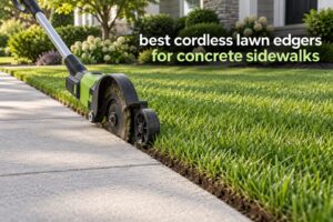 best cordless lawn edgers for concrete sidewalks