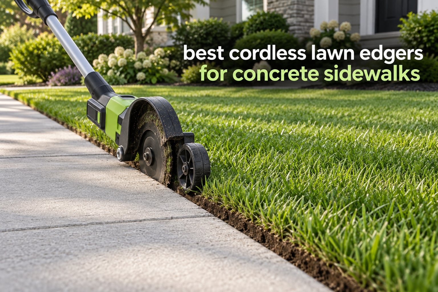 best cordless lawn edgers for concrete sidewalks
