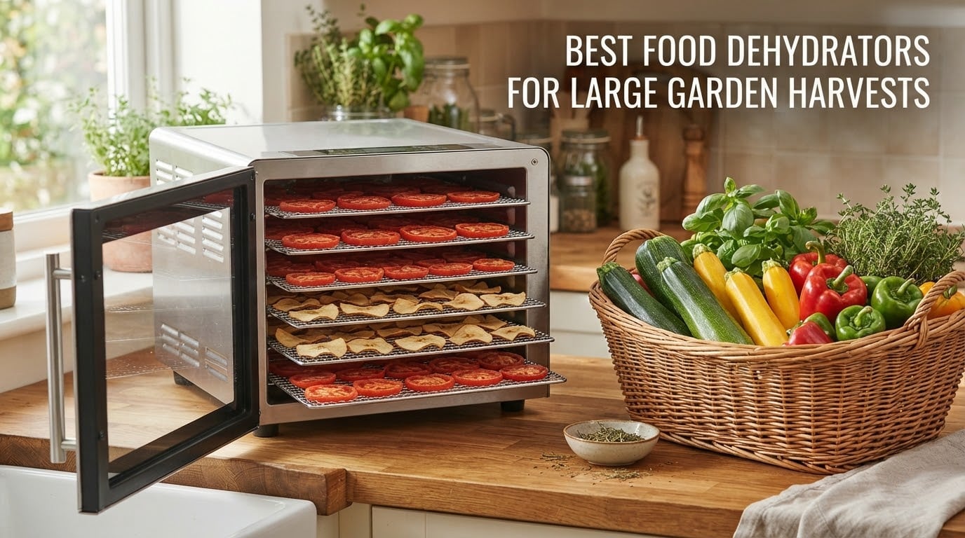 best food dehydrators for large garden harvests