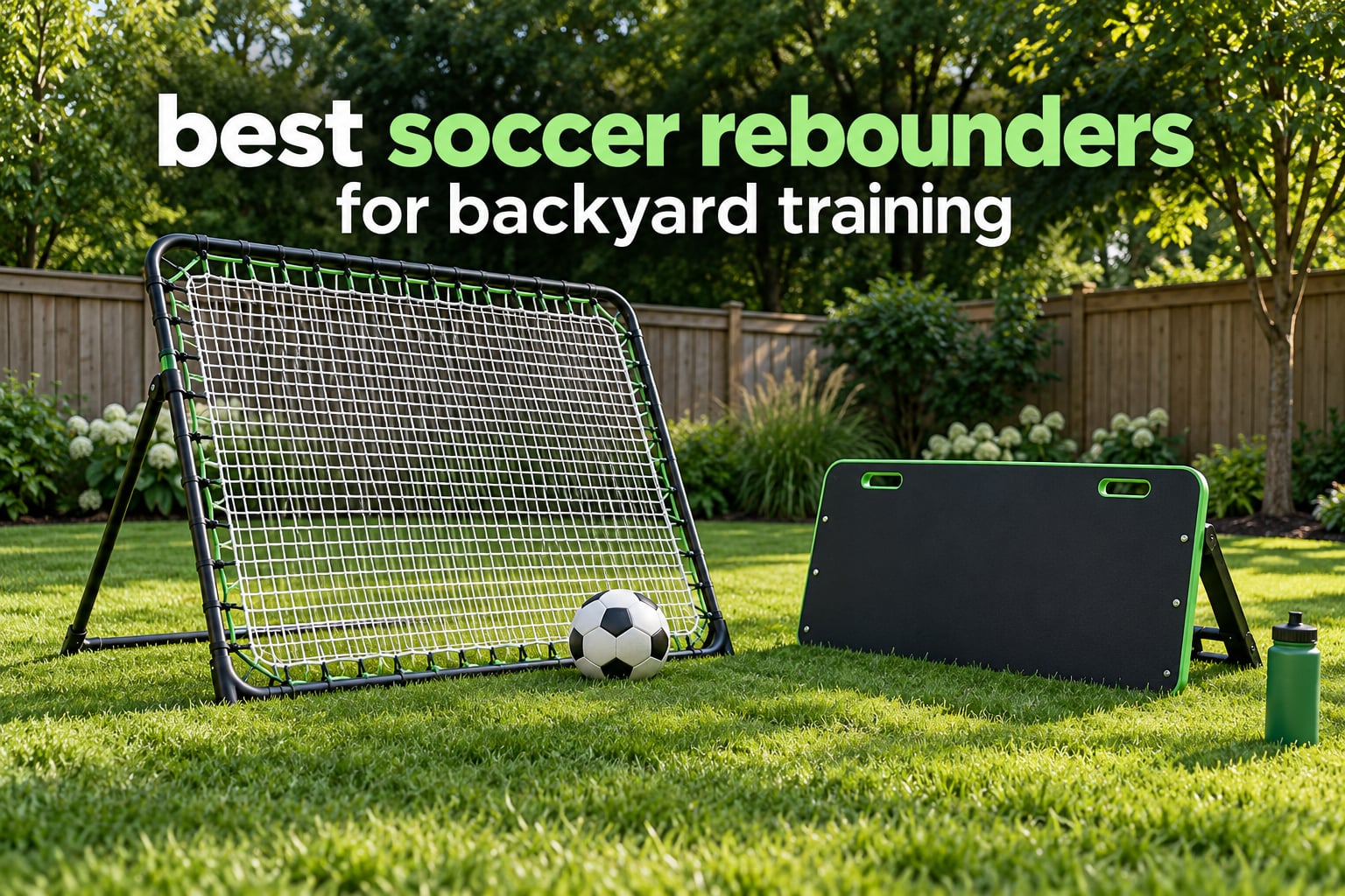 best soccer rebounders for backyard training