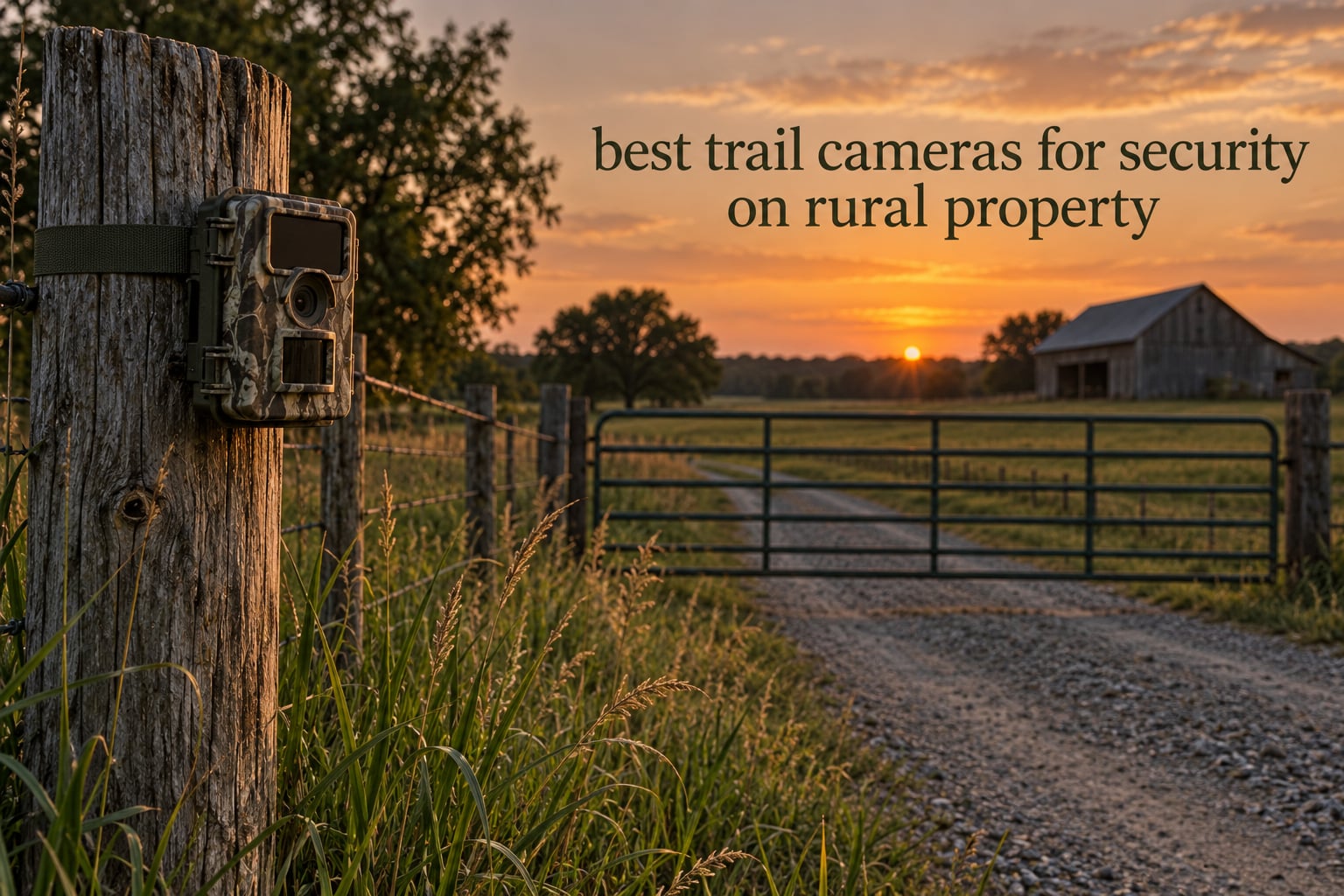 best trail cameras for security on rural property