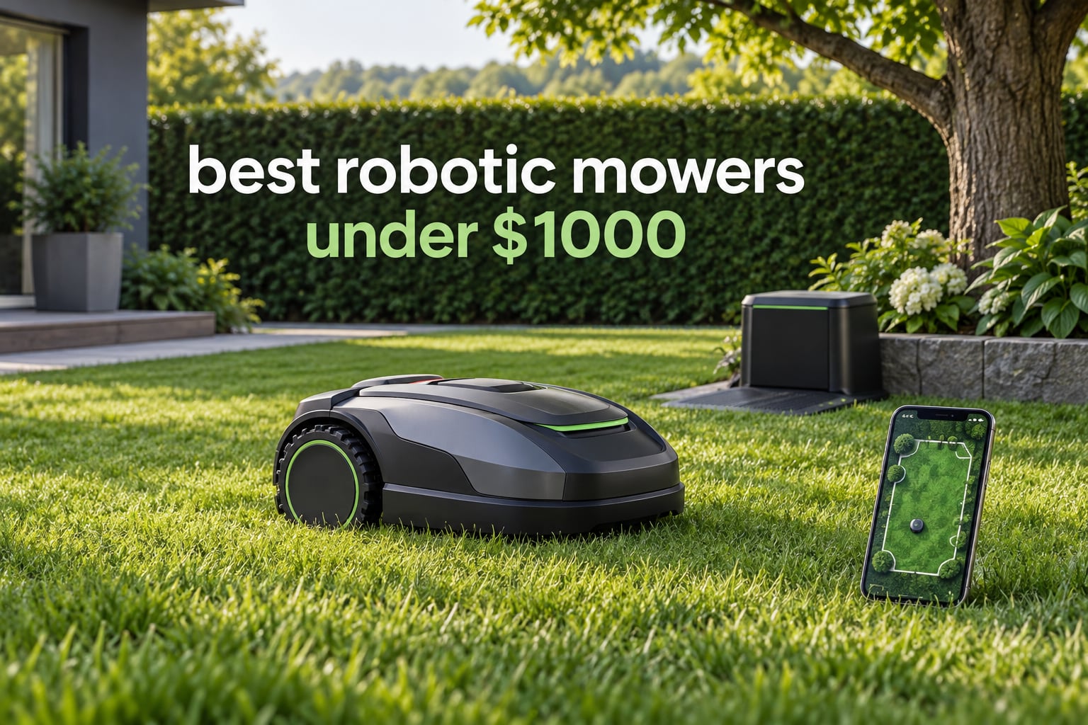 best robotic mowers under $1000