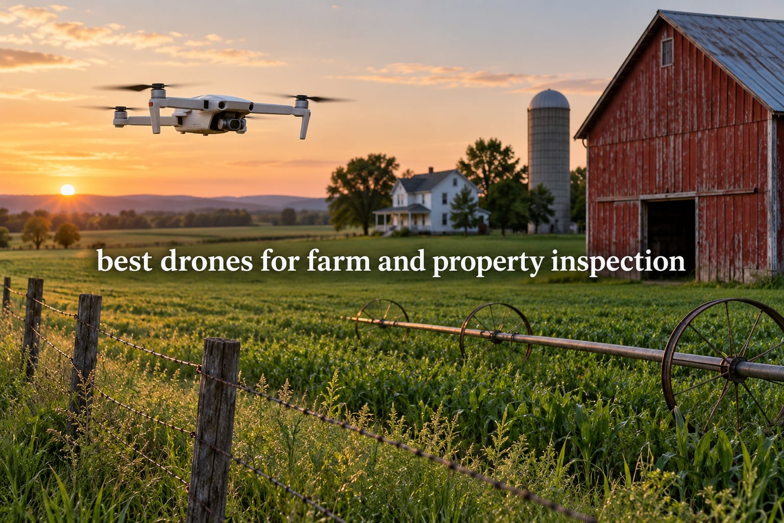 best drones for farm and property inspection