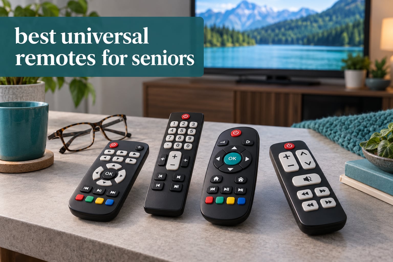 best universal remotes for seniors